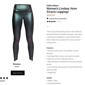Under armour sicario leggings